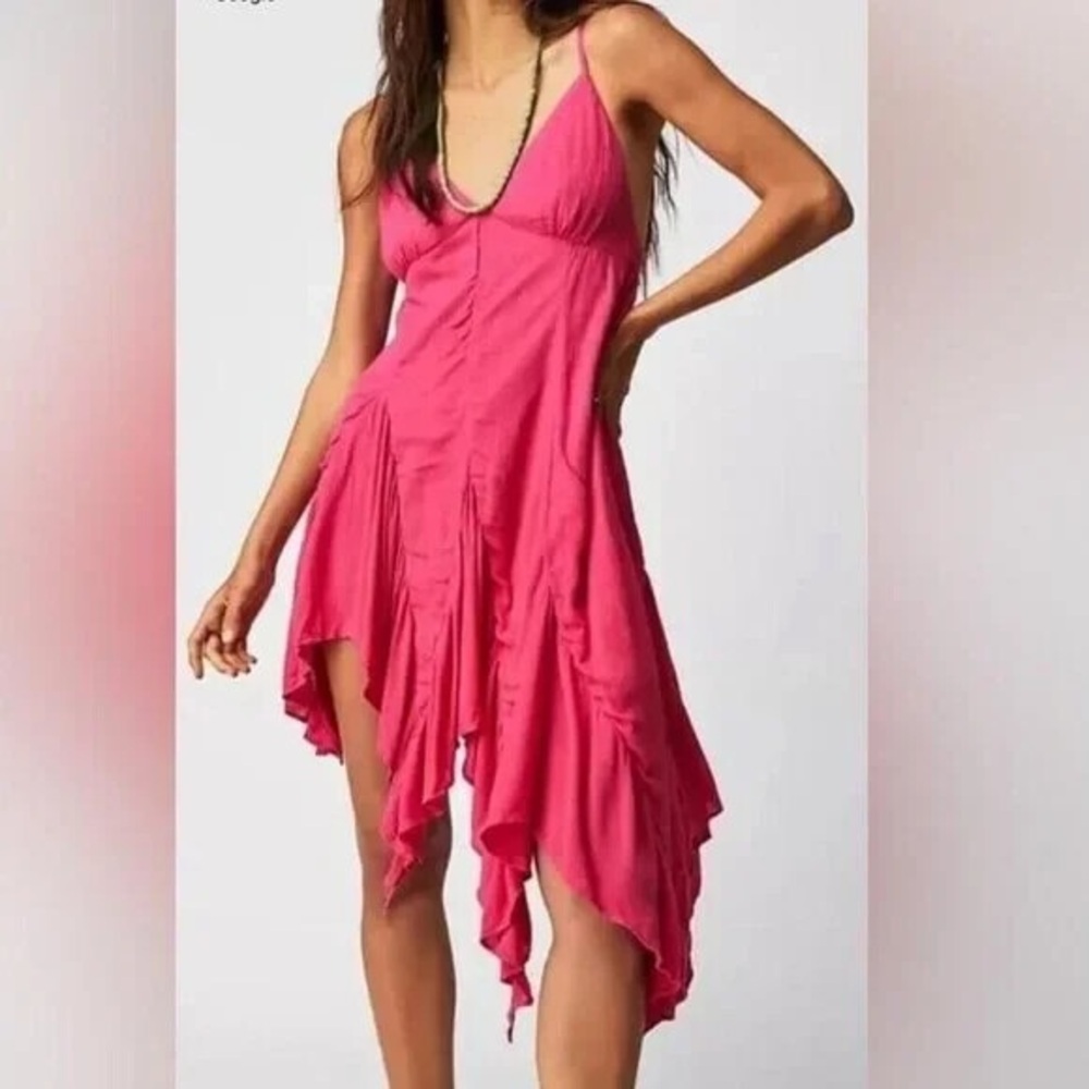 Brand new free people pink tunic size L